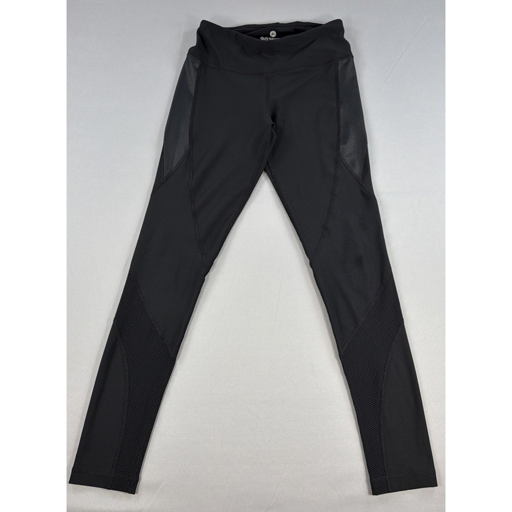 90 Degree By Reflex Womens Leggings Pants Black SMALL high waist
